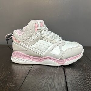 AND1 Kids Sneakers - White and Light Pink